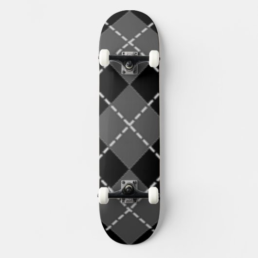RAUTE PATTERN SKATEBOARD (Vorderseite)