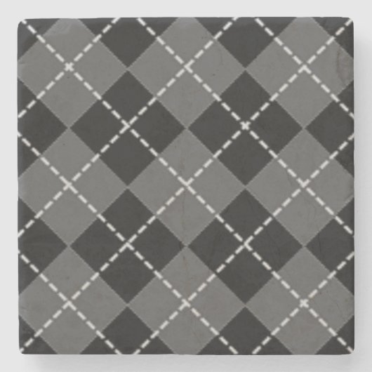 RAUTE PATTERN STEINUNTERSETZER (Vorderseite)