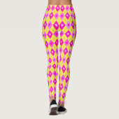 Raute Pink Diamonds Herz Leggings (Rückseite)