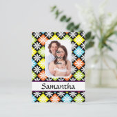 Raute Postkarte (Stehend Vorderseite)