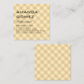 Raute Quadratische Visitenkarte (Vorne/Hinten)