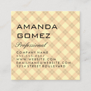 Raute Quadratische Visitenkarte