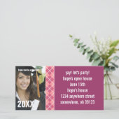 Raute Senior Pictures 2010 Abschluss Einladung (Stehend Vorderseite)