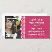 Raute Senior Pictures 2010 Abschluss Einladung (Vorne/Hinten)