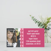 Raute Senior Pictures 2010 Abschluss Einladung (Stehend Vorderseite)