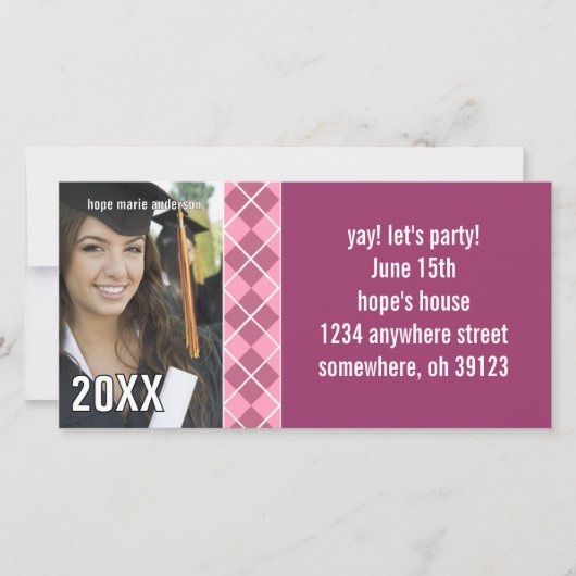 Raute Senior Pictures 2010 Abschluss Einladung (Vorderseite)