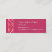 Raute Senior Pictures Senior Visitenkarte (Rückseite)