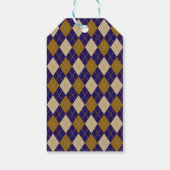 Raute Snow Cosy Winter Wedding Dusche Geschenkanhänger (Rückseite)