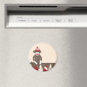 Raute Sock Monkey Magnet (In Situ (Geschirrspüler))