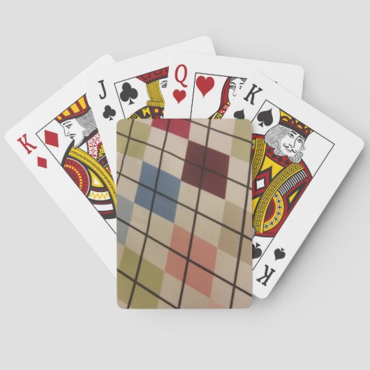 Raute Spielkarten (Rückseite)