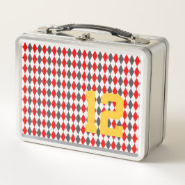 Raute Sportnummer Teamgeist Spaß Metall Brotdose