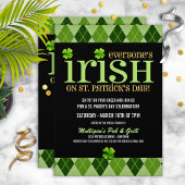 Raute St. Patricks Day Party Einladungen