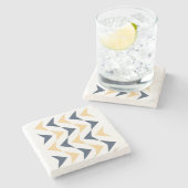 Raute Steinuntersetzer (Seitenansicht)