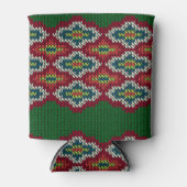 Raute Sweater Textur Dosenkühler (Vorderseite)