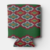 Raute Sweater Textur Dosenkühler (Rückseite)