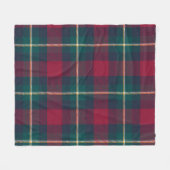 Raute Tartan rot und grün Fleecedecke (Vorderseite (Horizontal))