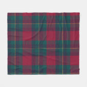 Raute Tartan rot und grün Fleecedecke (Vorderseite (Horizontal))