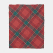 Raute Tartan Scottish Diamond Fleecedecke (Vorderseite)