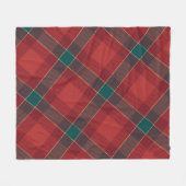 Raute Tartan Scottish Diamond Fleecedecke (Vorderseite (Horizontal))