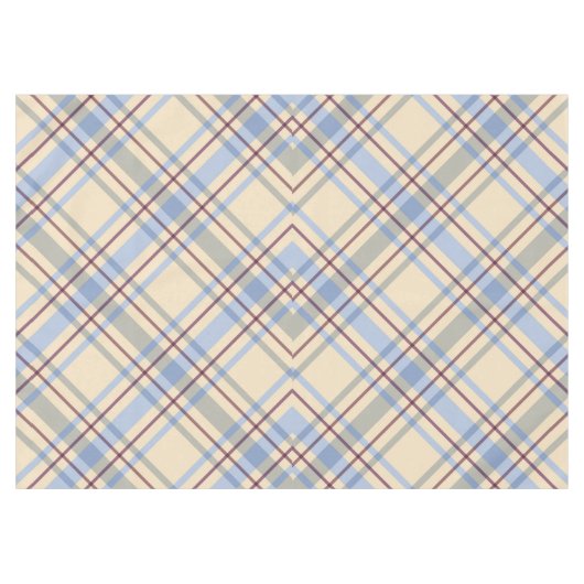 Raute Tartan Scottish Diamond Tischdecke (Vorderseite (Horizontal))