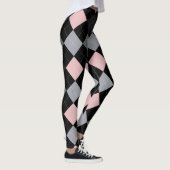 Raute Textile Muster Leggings 01 Kleine (Rechts)