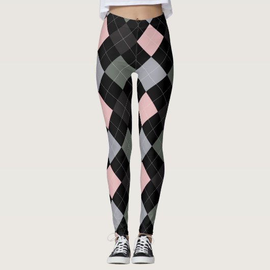Raute Textile Muster Leggings 01 Kleine (Vorderseite)