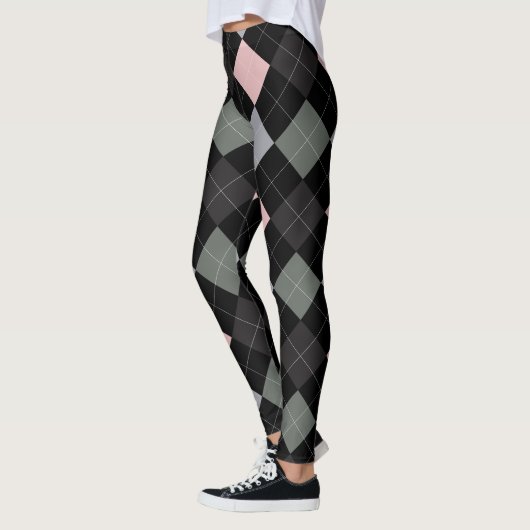 Raute Textile Muster Leggings 01 Kleine (Links)