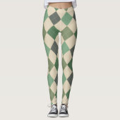Raute Textile Muster Leggings 03 Kleine (Vorderseite)