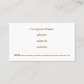 Raute Visitenkarte (Rückseite)