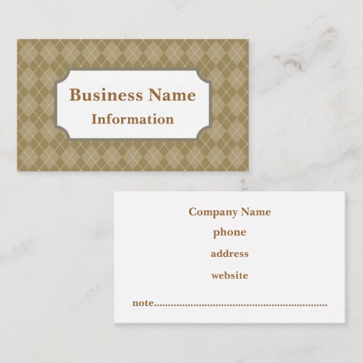 Raute Visitenkarte (Vorne/Hinten)