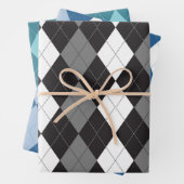 Raute-Wrapping-Papierblätter Geschenkpapier Set (Beispiel)