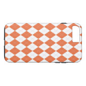 Rauten Diamond Pattern Red Phone Case (Rückseite (Horizontal))