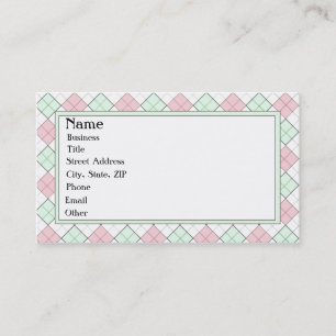 Rauten-Geschäfts-Karte Visitenkarte