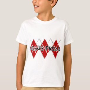 Rauten-Jesus-Freak T-Shirt