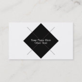 Rauten-Lehrer-Geschäfts-Karte Visitenkarte (Rückseite)