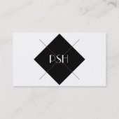 Rauten-Lehrer-Geschäfts-Karte Visitenkarte (Rückseite)