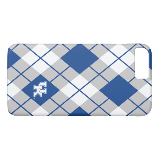 Rauten-Muster Kentuckys | Kentucky Case-Mate iPhone Hülle (Rückseite (Horizontal))