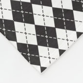 Rauten-Muster-personalisierte Hündchen-Decke Fleecedecke (Ecke)