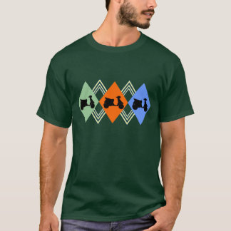Rauten-RollerHoodie T-Shirt