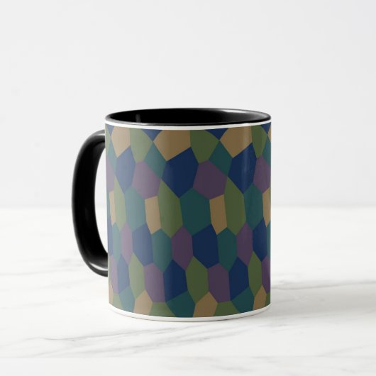 Rauten-Tarnungs-Tasse Tasse (Vorderseite Links)