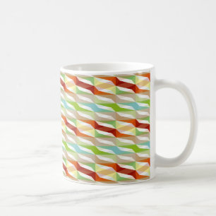 Rauten/Zickzackmuster/Fraktal/Muster bunt Kaffeetasse