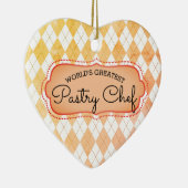 Rautenbackengebäck-Koch Weihnachtsverzierung Keramik Ornament (Rechts)