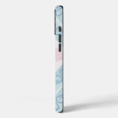 rautenförmiges blaues Muster Case-Mate iPhone Hülle (Rückseite / Links)