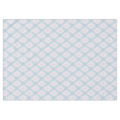 rautenförmiges blaues Muster Tischdecke (Vorderseite (Horizontal))