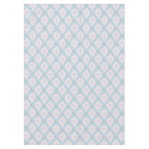 rautenförmiges blaues Muster Tischdecke