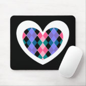 Rautenherz Mousepad (Mit Mouse)