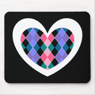 Rautenherz Mousepad