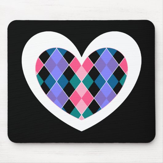 Rautenherz Mousepad (Vorne)