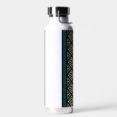 Rautenmuster, Knöchelflasche Trinkflasche (Links)