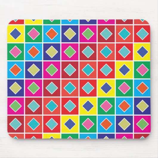 Rautenquadrat Mousepad (Vorne)
